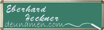 Eberhard Heckner Visitenkarte